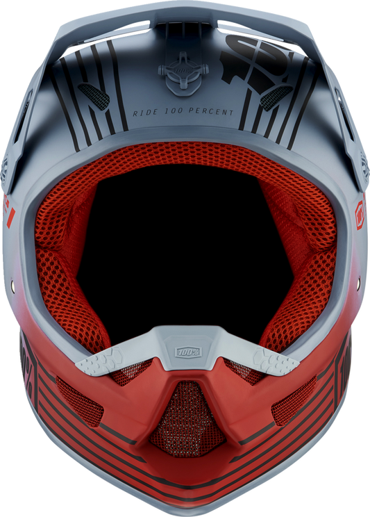 100% Status Helmet - Caltec/Gray - Medium 80010-00009
