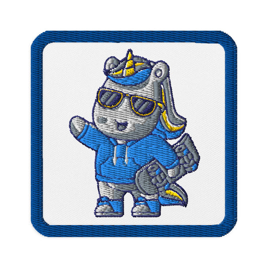 Cool Unicorn Iron on Embroidered Patches