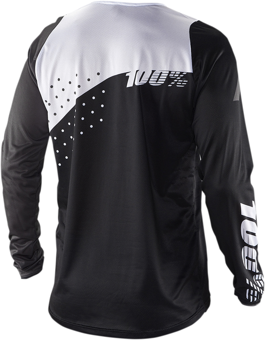 100% R-Core Long-Sleeve Jersey - Black/White - Small 40005-00010