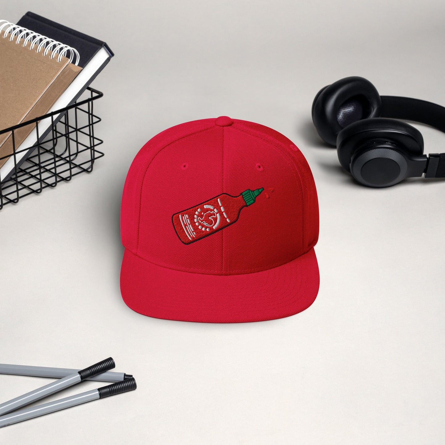 Red Hot Sauce Snapback Hat