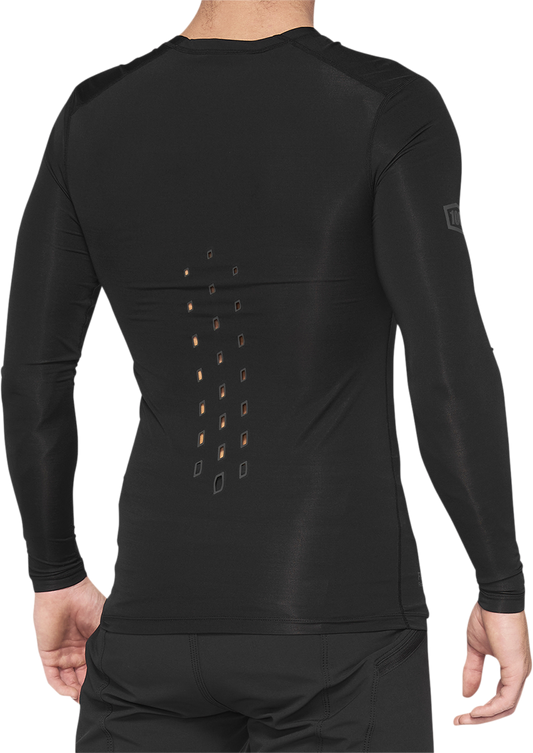 100% R-Core Concept Long-Sleeve Jersey - Black - Large 40004-00002