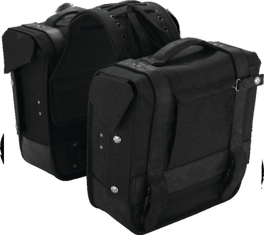 Burly Brand Throw Over Saddlebag - Black B15-1002B