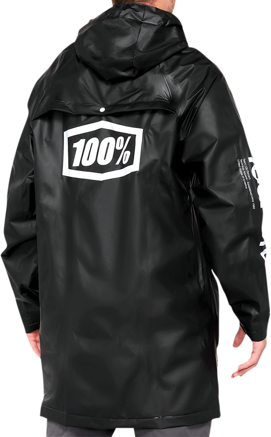 100% Torrent Raincoat - Black - Large 20040-00002