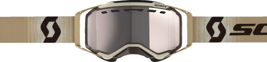 SCOTT Prospect Snow Cross Goggle - Beige/Brown - Enhancer Silver Chrome 272846-1074313