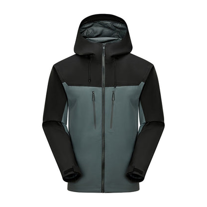 Men's And Women's Same Hard Shell Waterproof Single Layer Jacket Hiking