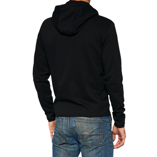 100% Viceroy Tech Zip Hoodie - Black - Medium 20037-00001