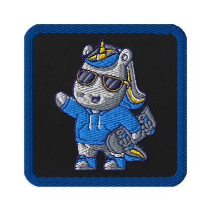 Cool Unicorn Iron on Embroidered Patches