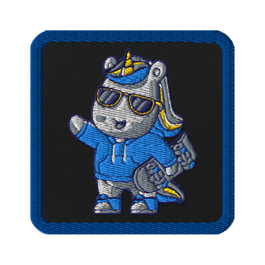 Cool Unicorn Iron on Embroidered Patches