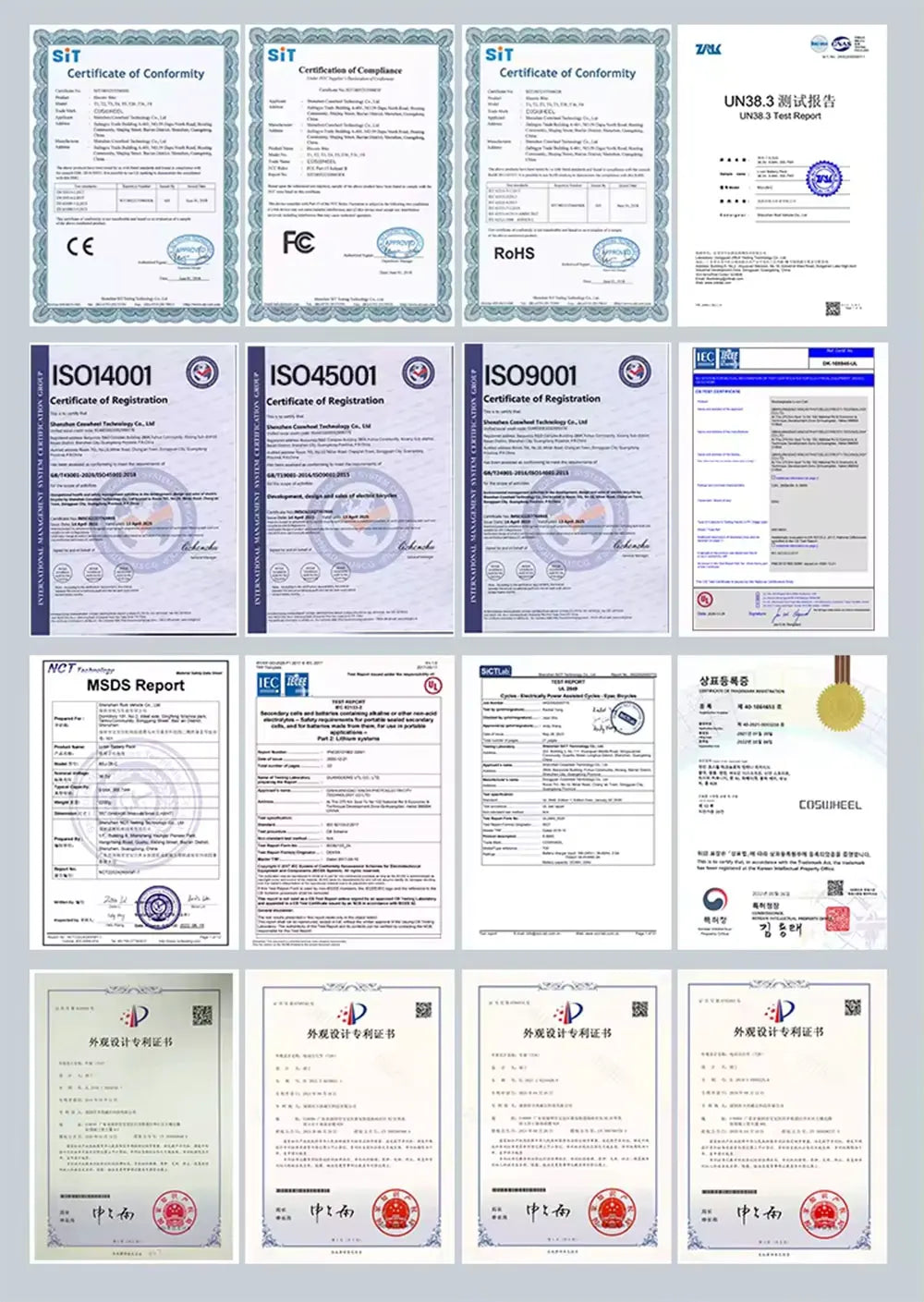 Coswheel Electric Bike CT20 1500W Motorcycle 20Inch Fatbike Ebike Mountain bike 48V 25AH Bikes Adult Electric Bicycle Motocycles