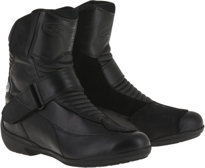 IN STOCK ALPINESTARS Stella Valencia Waterproof Boots - Black - US 8.5 / EU 40 2442216-10-40