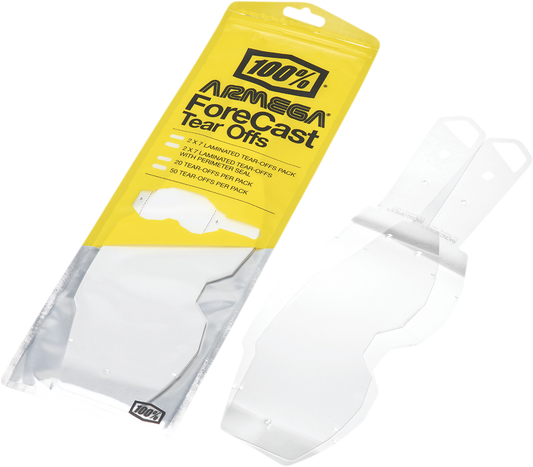 100% Armega Forecast Tear-Offs - Standard - 20 Pack 59065-00001