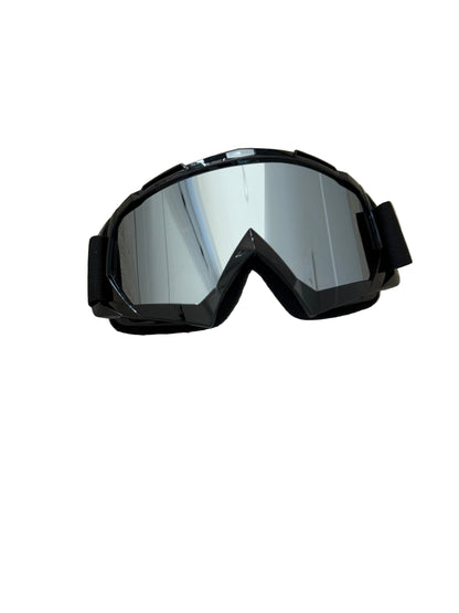 FEARLESS GOGGLES - BLACK/SILVER LENS