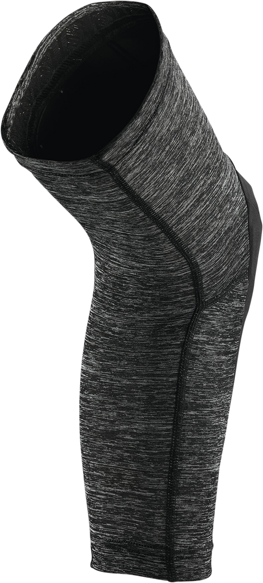 100% Teratec Knee Guards - Gray/Black - Large 70003-00007