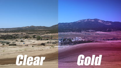 Dual Pane Gold Infinity Lens