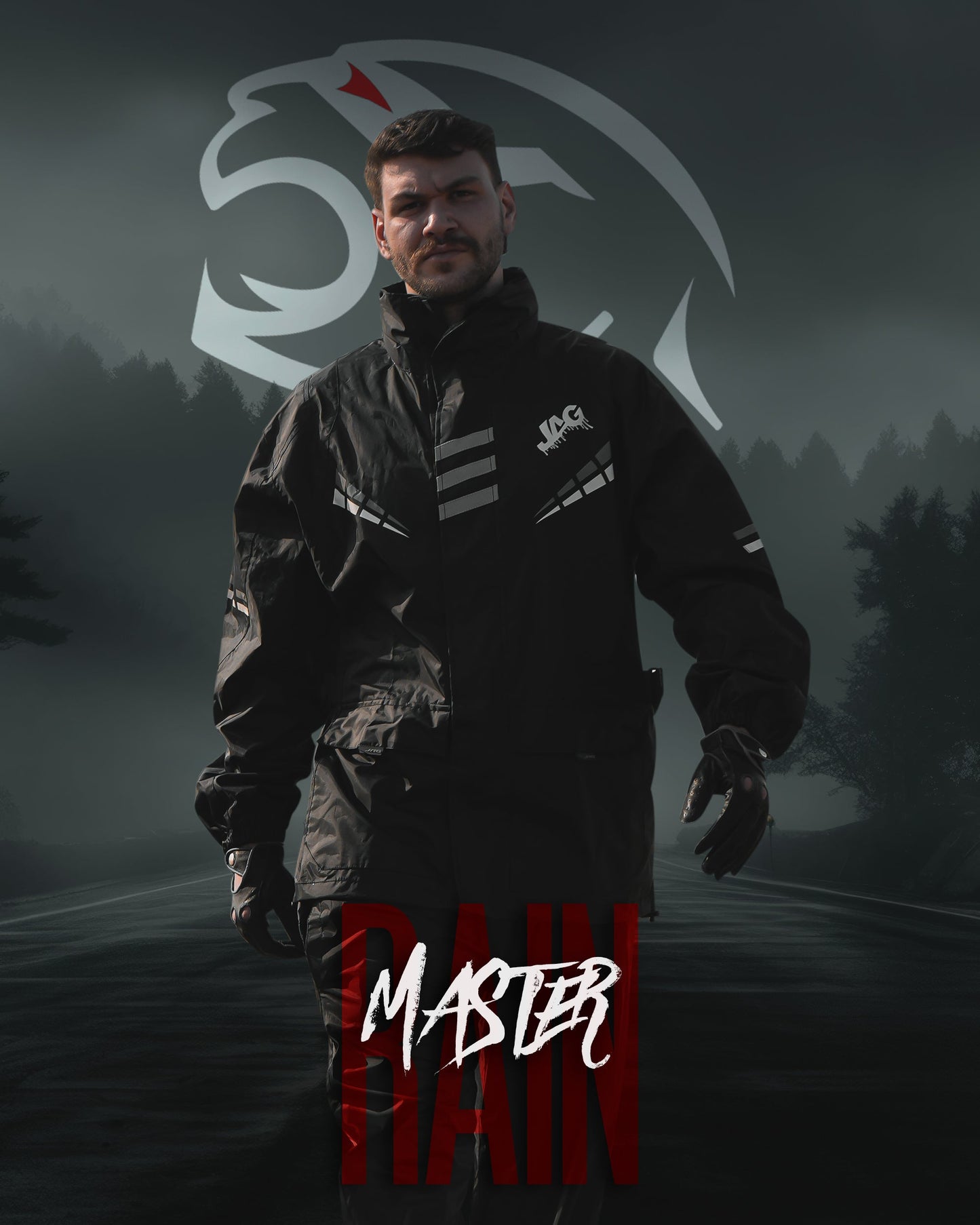 JAG Rainmaster Rain Suit for Men & Women (Black)