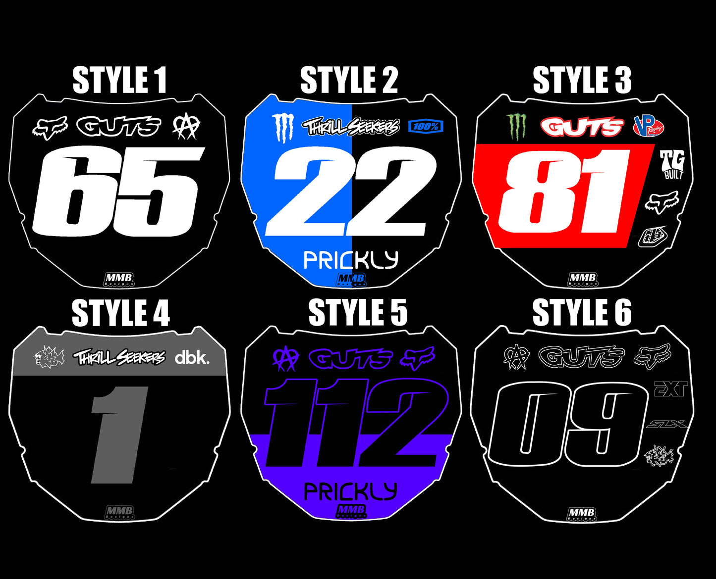 Custom E-Bike Plate Decal