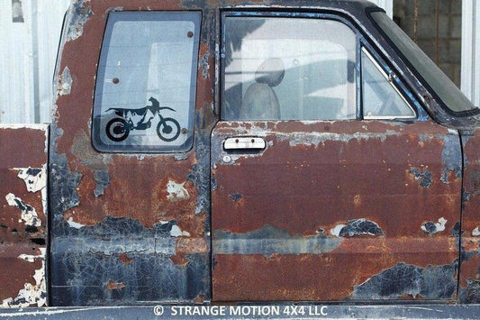 Mountain Dirt Bike Vinyl Decal | 114