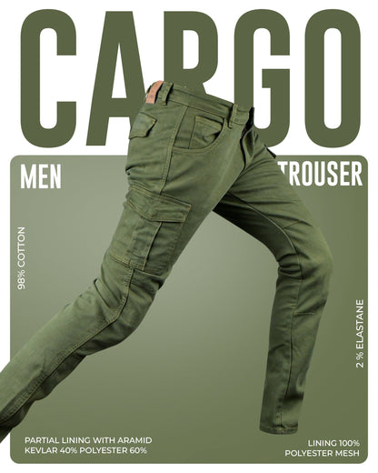 JAG Motorcycle Cargo Pants – Slim Fit Armored Cargo Jeans with CE Approved Armors