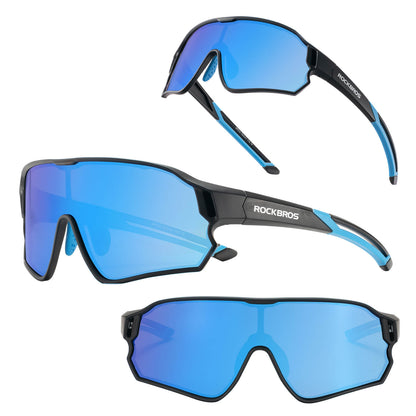 ROCKBROS Kids Polarized Cycling Sunglasses UV400 Bike Glasses