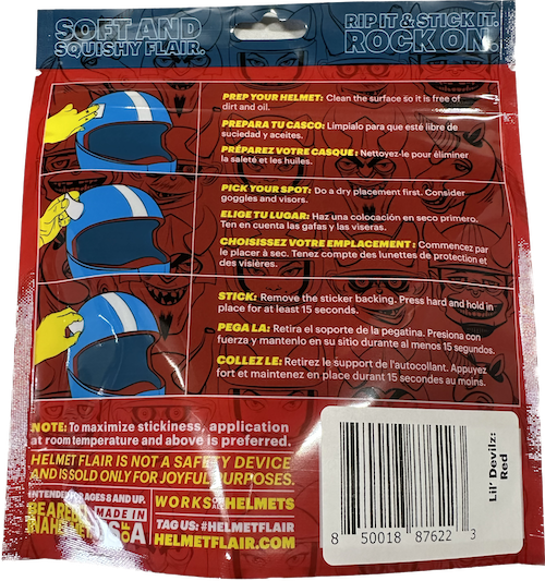 Softeez: Red Devil Horns for Helmet