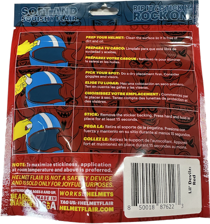 Softeez: Red Devil Horns for Helmet