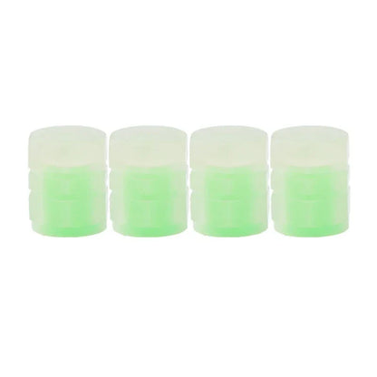 Luminous Valve Caps Fluorescent Night Car Tire Valve Caps Motorcycle Bike Glowing Decor Wheel Nozzles Tyre Cap Car Accessories