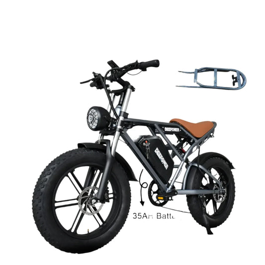 High Power S7 Electric Bike 20 inch Fat Tires  Oil Brakes