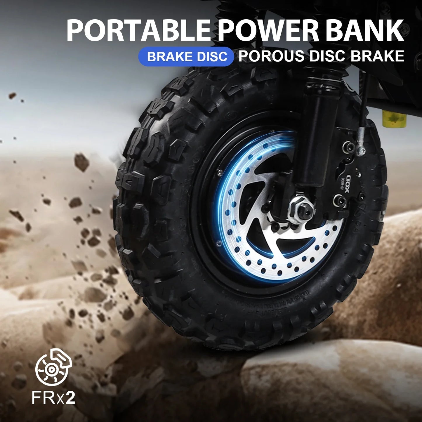 6000W Adult Off-Road Electric Scooter: 50 MPH, 60 Mile Range