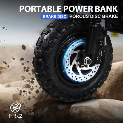 6000W Adult Off-Road Electric Scooter: 50 MPH, 60 Mile Range