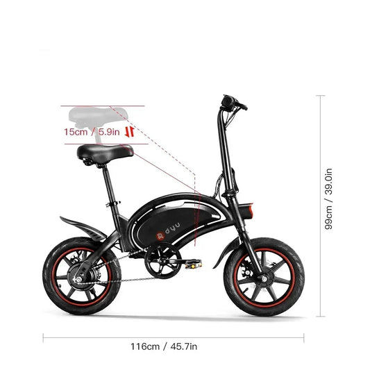 Portable Electric Bike with 250W Motor