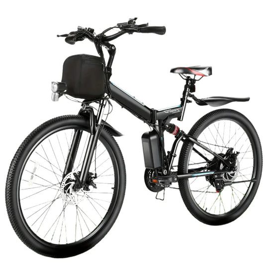Adult Folding E-Bike  Cruise Control Removable Battery