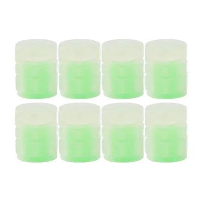 Luminous Valve Caps Fluorescent Night Car Tire Valve Caps Motorcycle Bike Glowing Decor Wheel Nozzles Tyre Cap Car Accessories