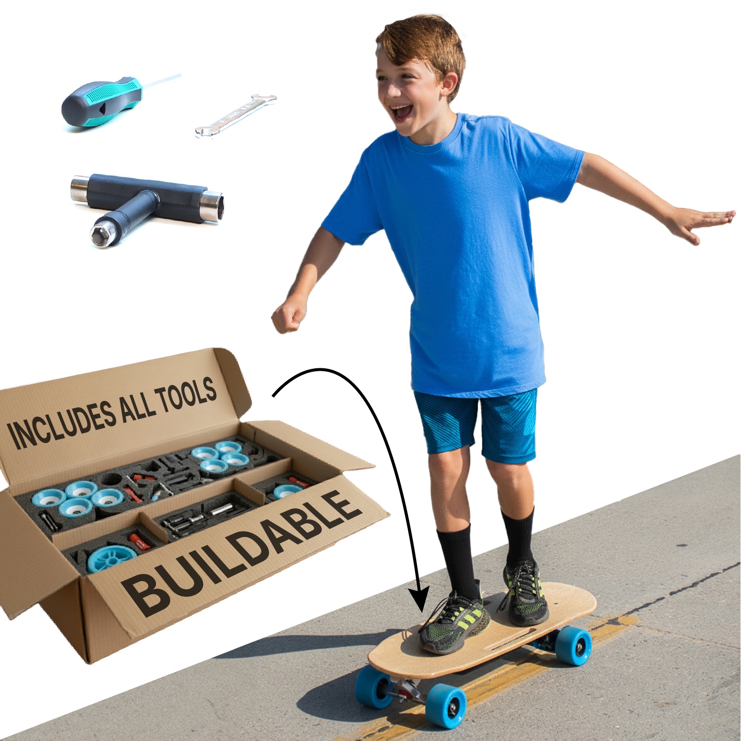 Electric Skateboard Buildable STEM Kit – Electric Takeover