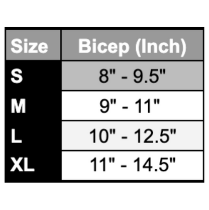ProSlide Padded Compression Arm Sleeve - Black