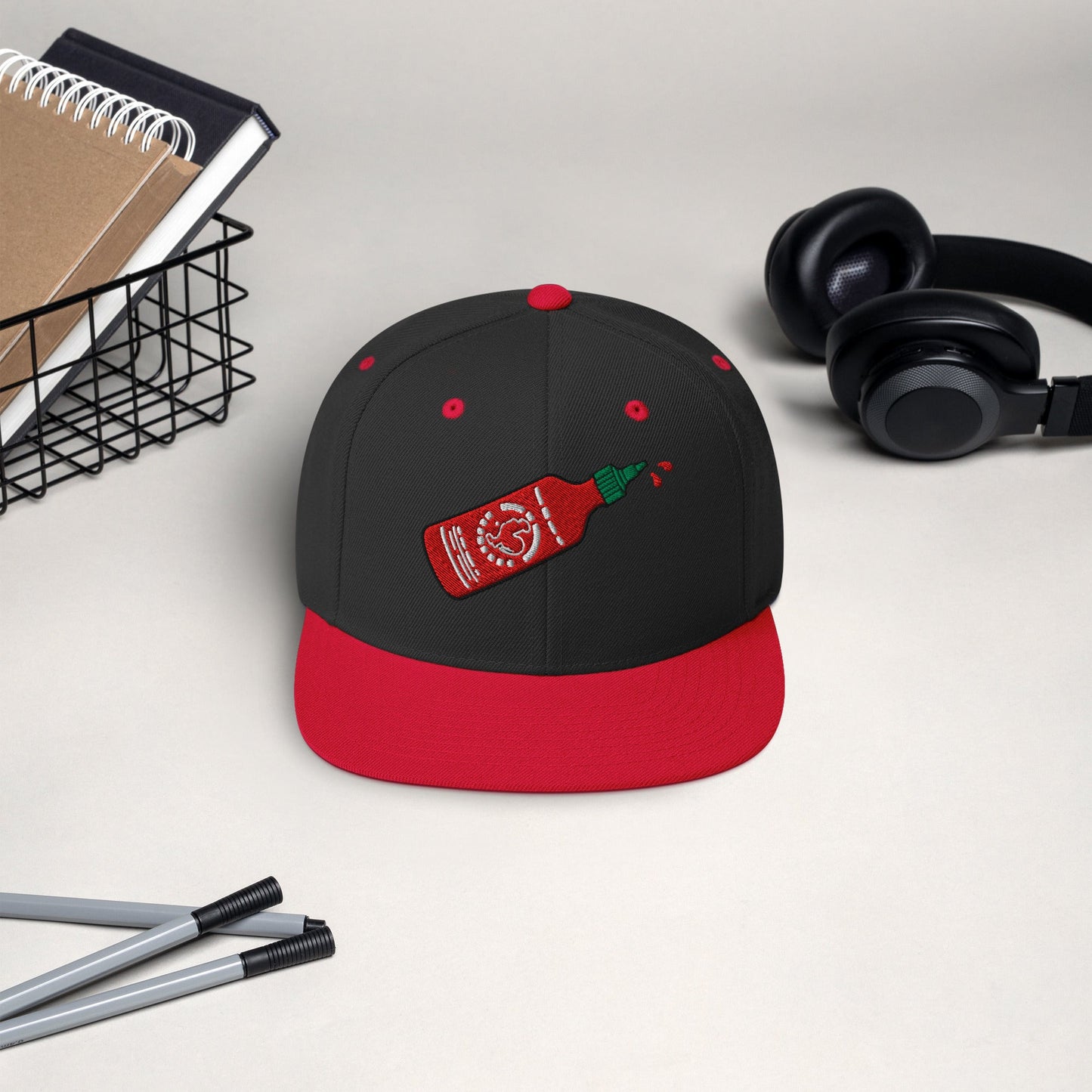 Red Hot Sauce Snapback Hat