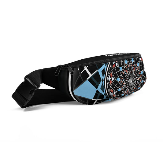 Quantum Bloom Fanny Pack | Sacred Geometry Travel Bag