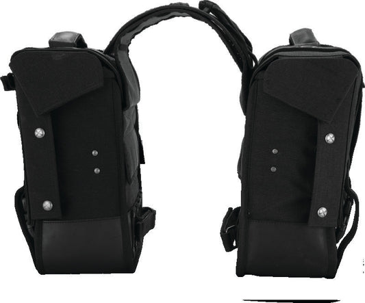 Burly Brand Throw Over Saddlebag - Black B15-1002B