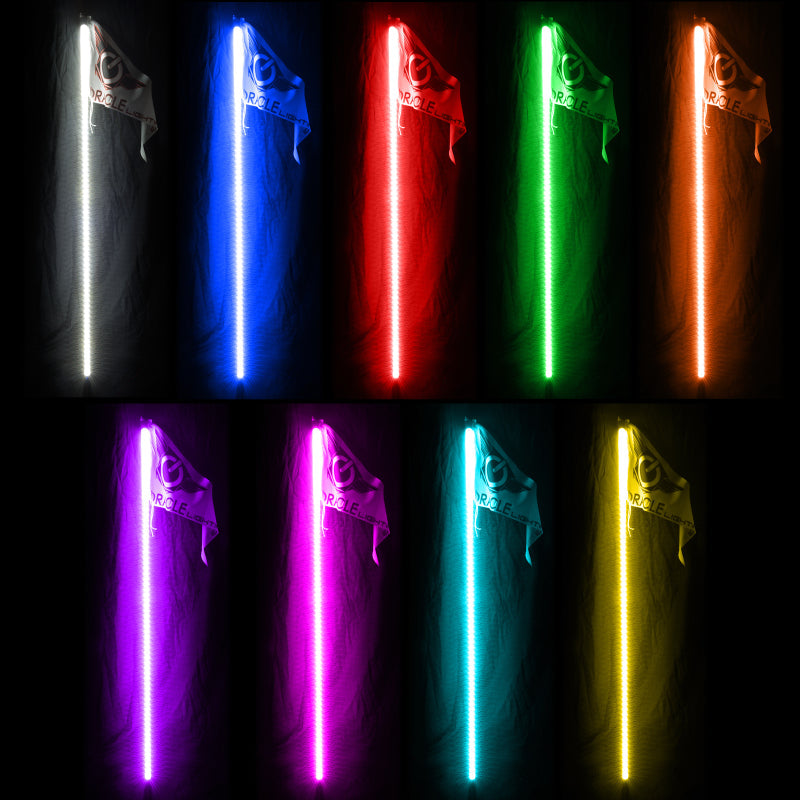 Oracle Off-Road 4ft LED Whip - ColorSHIFT