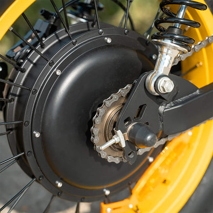 HappyRun G100 (G100 Pro) Long Distance Electric Fat Tire Bike Motorcycle (SAK95715)