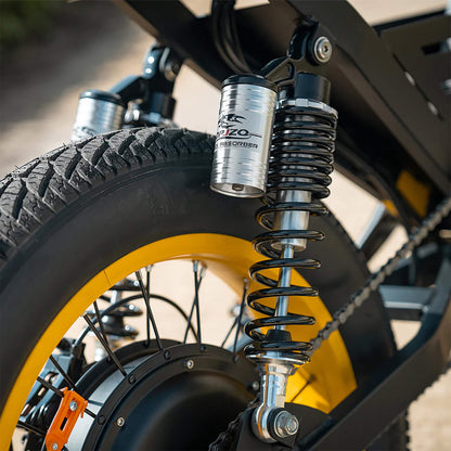 HappyRun G100 (G100 Pro) Long Distance Electric Fat Tire Bike Motorcycle (SAK95715)