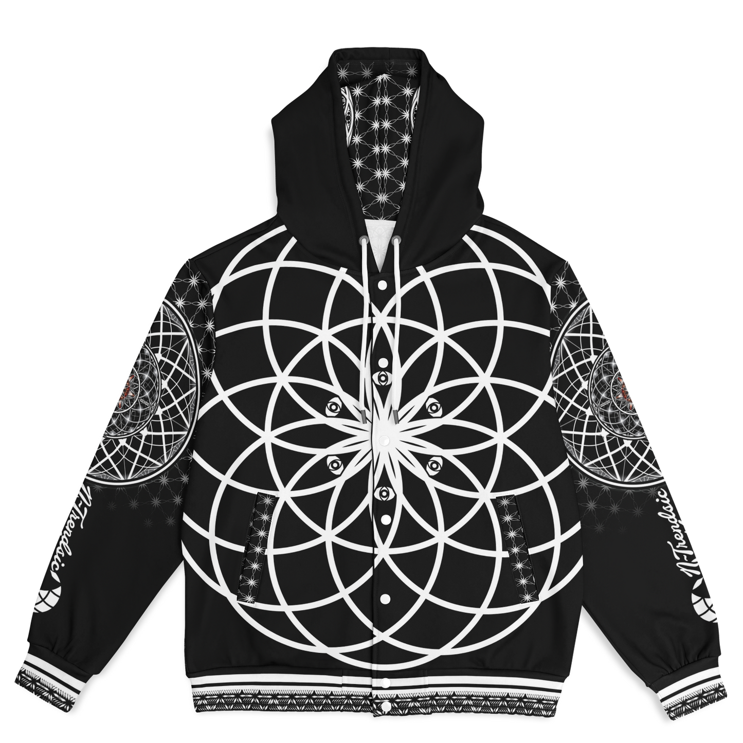 Mystic Eyes Sacred Geometry Jacket | Bold & Timeless