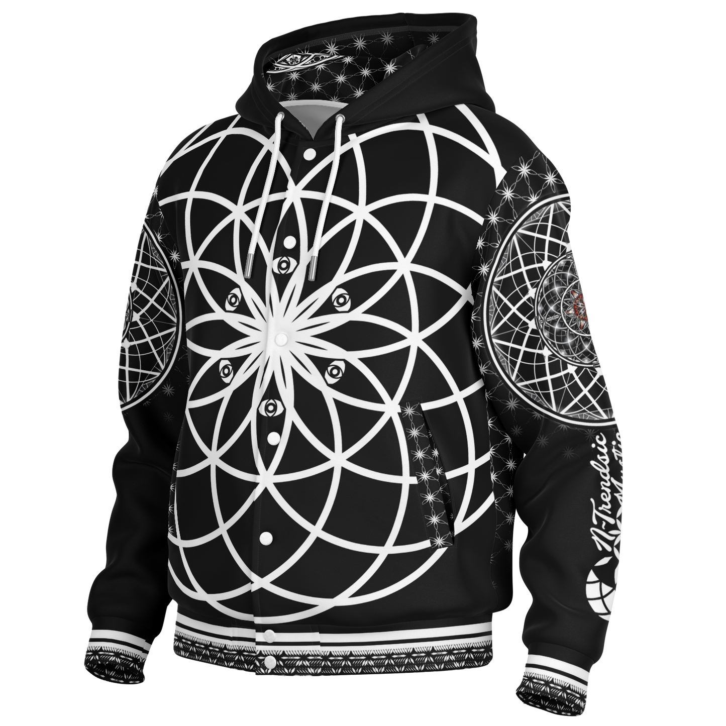 Mystic Eyes Sacred Geometry Jacket | Bold & Timeless