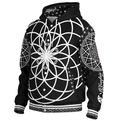 Mystic Eyes Sacred Geometry Jacket | Bold & Timeless