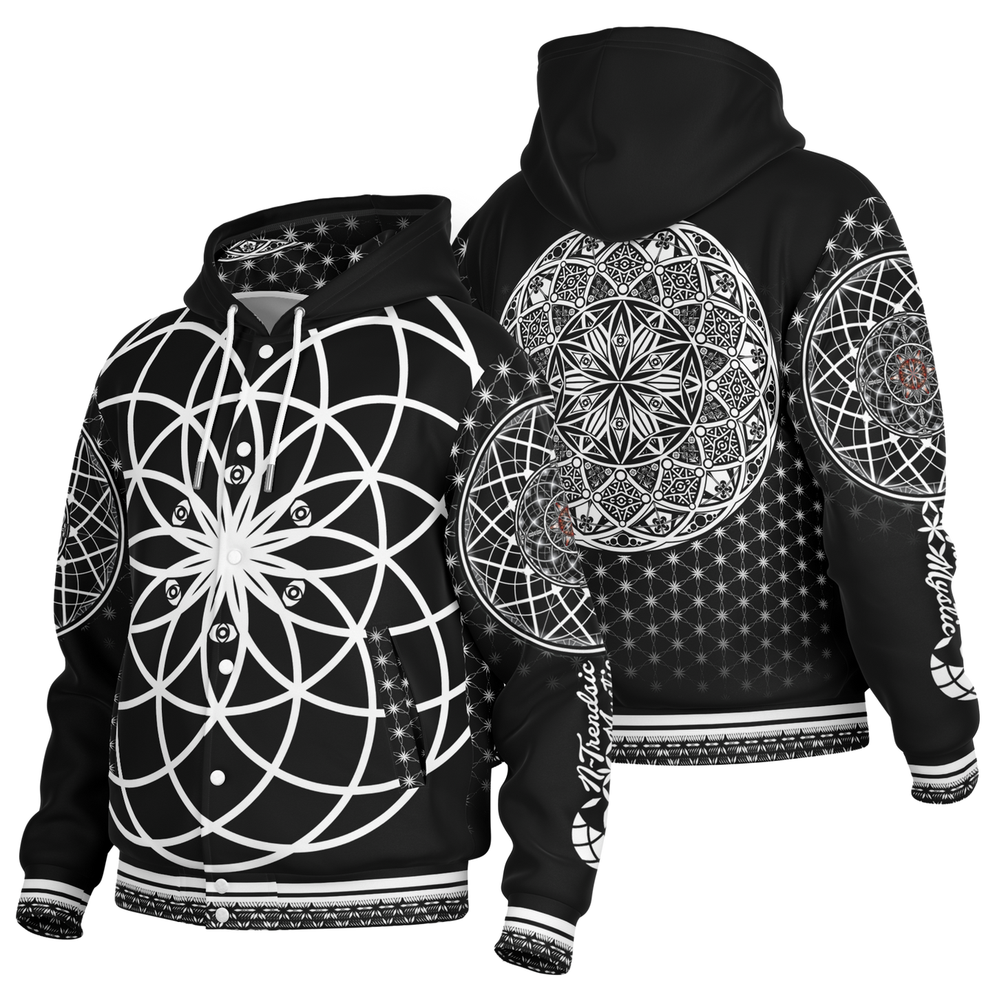 Mystic Eyes Sacred Geometry Jacket | Bold & Timeless