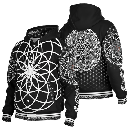 Mystic Eyes Sacred Geometry Jacket | Bold & Timeless
