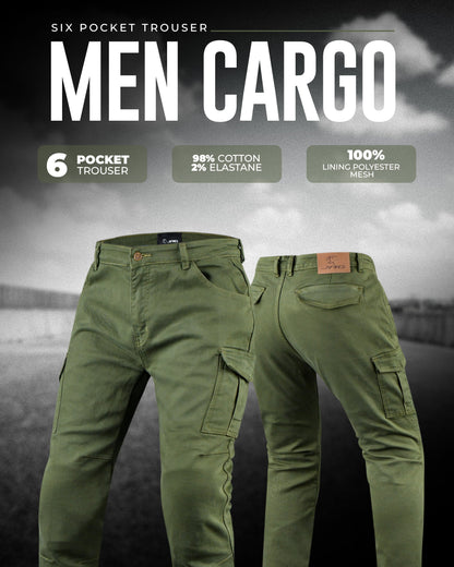 JAG Motorcycle Cargo Pants – Slim Fit Armored Cargo Jeans with CE Approved Armors