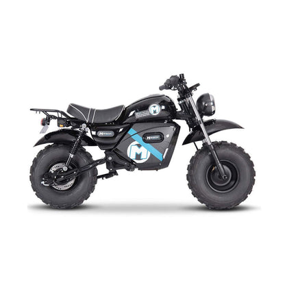 MotoTec 1500W 60V/20AH Electric Powered Mini Bike, Black (SAK32086)