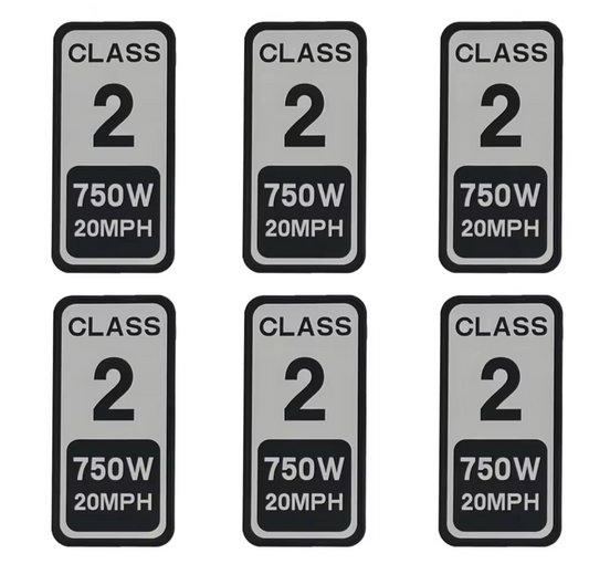 Street Legal Emoto Sticker                    (Pack of 2)