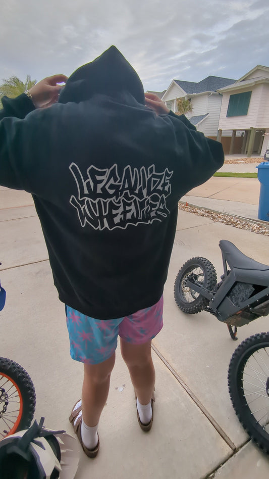 Oversized "Legalize Wheelies" V1 Hoodie