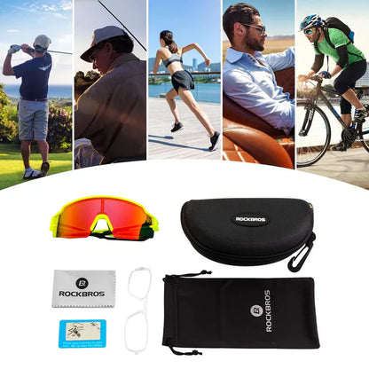 Polarized Cycling Sunglasses UV Protection Sports Eyewear